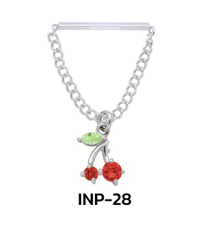 Sweet Cherry Invisible Nipple Piercing INP-28